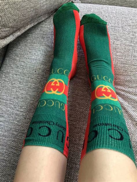 gucci sock set|gucci thigh high socks.